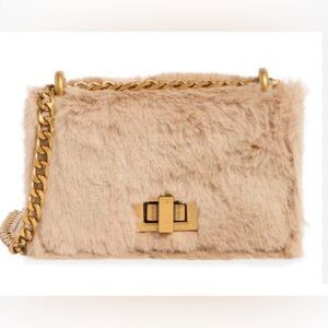 Steve Madden
Women's Natural Broy Faux Fur Mini
Crossbody Bag NWT